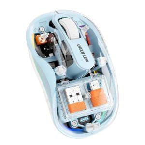 Green Lion Wireless Turtle Mouse With Type-C & USB Adapter 2400DPI – Blue (GNTUMS2MSEBL)