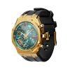 Porodo Cristallo AP Amoled Display Smart Watch Blue Dial - Gold (PD-CRISTALLOAP-GD)