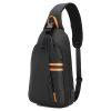 Porodo Gaming Water-Resistant PU Sling Bag With USB-C Port - Black (PDX532)