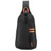 Porodo Gaming Water-Resistant PU Sling Bag With USB-C Port - Black (PDX532) - Image 4