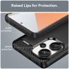 Xiaomi Redmi Note 13 Pro+ Carbon Fiber Texture Cover - Black - Image 2