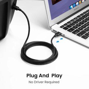 UGREEN USB A to USB B Printer Cable 5M – Black