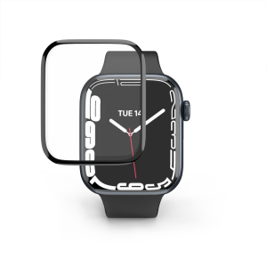 Green Lion 3D HD Glass Screen Protector for Apple Watch 41mm – Black (GN3DWHD41CL)