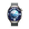 Porodo Smart Watch Sfera Round Titanium with Extra Orange Band - Silver (PD-SFERA-SL) - Image 2