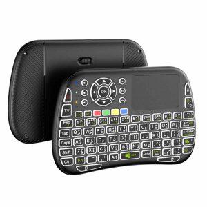 Porodo Mini Wireless Keyboard Touch Combo – Black (PD-MWKTC-BK)