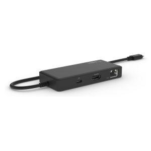 Belkin Connect USB-C 5 in 1 Multiport Adapter – Black INC008BTBK