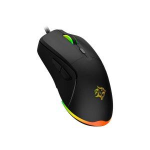 Porodo Gaming Wired Mouse 7200 DPI with RGB lights – Black (PDX322)