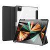iPad Air 13/Pro 12.9(2024/22/21) DUX DUCIS TOBY Series PU Leather Tri-fold Stand Cover - Black