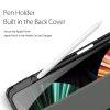iPad Air 13/Pro 12.9(2024/22/21) DUX DUCIS TOBY Series PU Leather Tri-fold Stand Cover - Black - Image 3