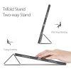 iPad Air 13/Pro 12.9(2024/22/21) DUX DUCIS TOBY Series PU Leather Tri-fold Stand Cover - Black - Image 6