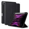 PU Leather + TPU Tablet Tri-fold Stand With Pen Slot Cover iPad Pro 11 20/21/22 - Black