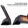 PU Leather + TPU Tablet Tri-fold Stand With Pen Slot Cover iPad Pro 11 20/21/22 - Black - Image 2