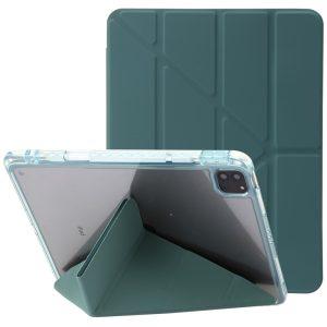 iPad Pro 13″ M4 (2024) Origami PU Leather Stand Tablet Cover – Green
