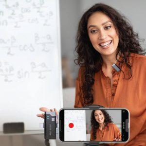 Green Lion 3 IN 1 360 Microphone USB-C,Lightning & Aux – Black (GN3IN1MIC360D)