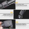 JMARY KP-2234 Professional Aluminium Tripod for All DSLR Cameras - Black - Image 3