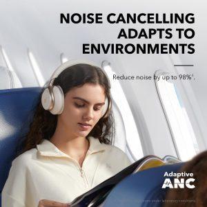 Anker Soundcore Space One Noise Cancelling Headphones – White