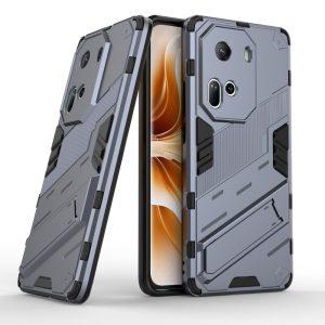 Oppo Reno11 5G Rugged PC+ TPU Kickstand Cover – Dark Blue