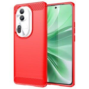 Oppo Reno11 Pro 5G Carbon Fiber Texture Cover – Red
