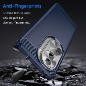 Oppo Reno11 Pro 5G Carbon Fiber Texture Cover – Blue