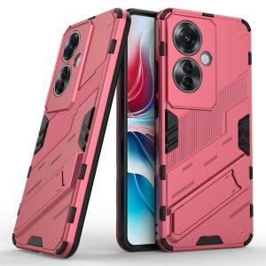 Oppo Reno11 F 5G Rugged PC+TPU Kickstand Cover – Rose