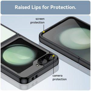 Samsung Galaxy Z Flip6 5G  TPU+Acrylic Shockproof Cover – Black