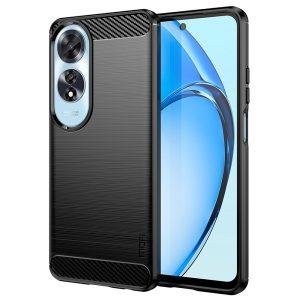 Oppo A60 4G MOFI JK TPU Series-1 Carbon Fiber Texture Cover – Black
