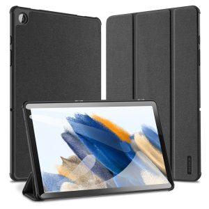 Samsung Galaxy Tab A9+ DUX DUCIS Domo Series Tri-fold Stand Flip Cover Leather – Black