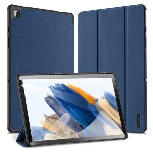 Samsung Galaxy Tab A9+ DUX DUCIS Domo Series Tri-fold Stand Flip Cover Leather – Blue