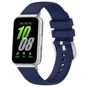 Samsung Galaxy Fit3 Watch Soft Silicone Strap – Dark Blue