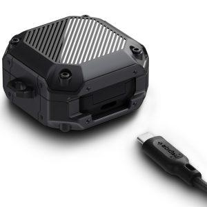 Samsung Galaxy Buds Live/Buds2/Buds 2 Pro/Buds Pro Anti-drop TPU Case with Buckle – Black