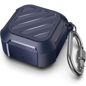 Samsung Galaxy Buds Live/Pro/Buds2 AHASTYLE PT131 TPU Protective Anti-drop Case – Midnight Blue