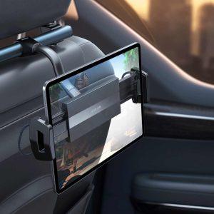Green Lion Car Headrest Tablet Holder – Black (GNHRCHLDRBK)