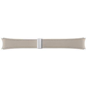 Samsung D-Buckle Hybrid Eco-Leather Slim Band 20mm M/L Strap – Etoupe