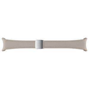 Samsung D-Buckle Hybrid Eco-Leather Slim Band 20mm S/M Strap – Etoupe