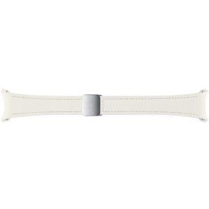 Samsung D-Buckle Hybrid Eco-Leather Slim Band 20mm S/M Strap – Cream