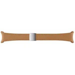 Samsung D-Buckle Hybrid Eco-Leather Slim Band 20mm S/M Strap – Brown