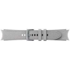 Samsung Hybrid Eco-Leather Band 20mm S/M Strap – Silver