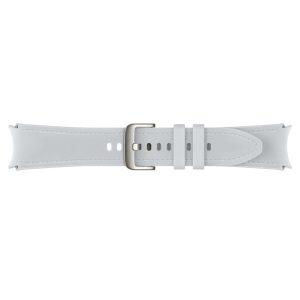 Samsung Hybrid Eco-Leather Band 20mm M/L Strap – Silver