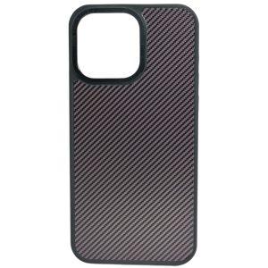 iPhone 15 Pro Kinglink Shockproof Carbon Fiber Cover – Black