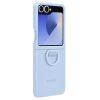 Galaxy Z Flip 6 5G Samsung Silicone Cover with Ring - Blue EF-PF741