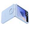 Galaxy Z Flip 6 5G Samsung Silicone Cover with Ring - Blue EF-PF741 - Image 2