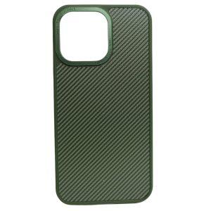 iPhone 15 Pro Max Kinglink Shockproof Carbon Fiber Cover – Green