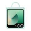 Galaxy Z Flip 6 5G Samsung Silicone Cover with Ring - Mint EF-PF741 - Image 3