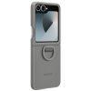 Galaxy Z Flip 6 5G Samsung Silicone Cover with Ring - Gray EF-PF741