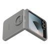 Galaxy Z Flip 6 5G Samsung Silicone Cover with Ring - Gray EF-PF741 - Image 2