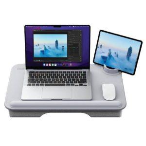Green Lion Multi-Functional Cushioned Lap Desk 17″ – Grey (GNMULFLAPDKGY)