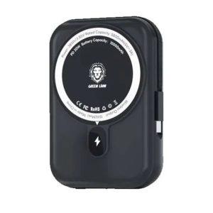 Green Lion Monaco Magsafe 20000mah PD 20W Power Bank – Black (GNMPB20KTCBK)