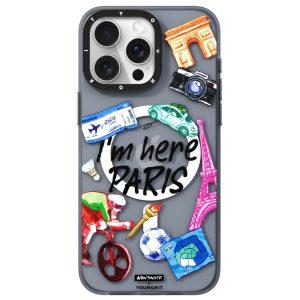 iPhone 15 Pro Max YOUNGKIT Im Here Paris Series Magnetic Cover