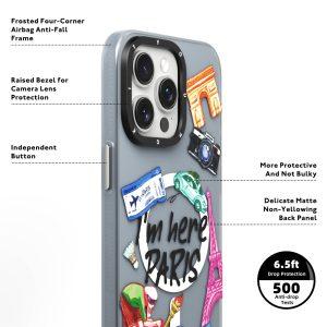 iPhone 15 Pro Max YOUNGKIT Im Here Paris Series Magnetic Cover