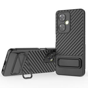 OnePlus Nord CE 3 Lite 5G/Nord N30 5G Kickstand Flexible TPU Cover – Black